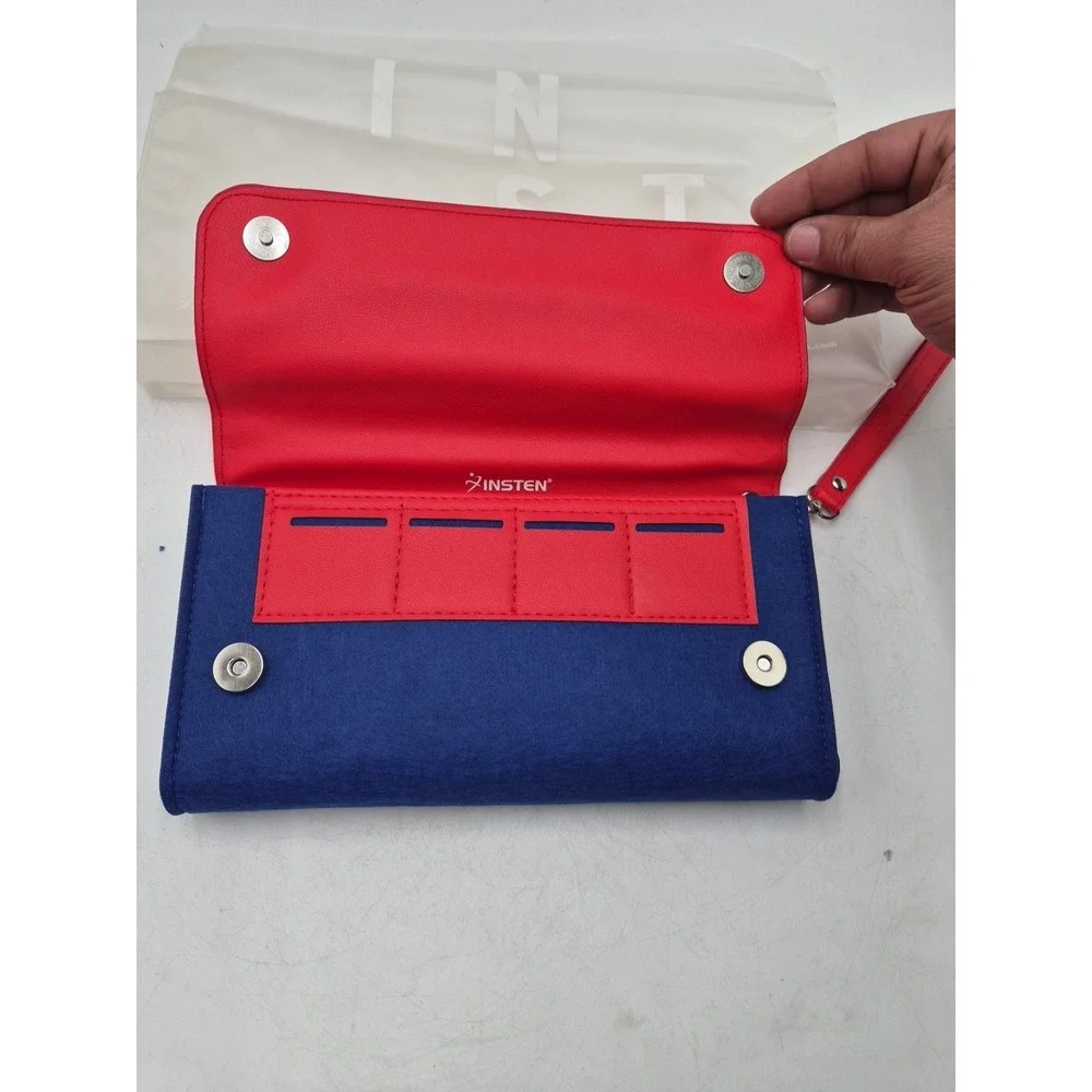 For Nintendo Switch Lite Carrying Case Purse Travel Bag Red Blue NEW Insten